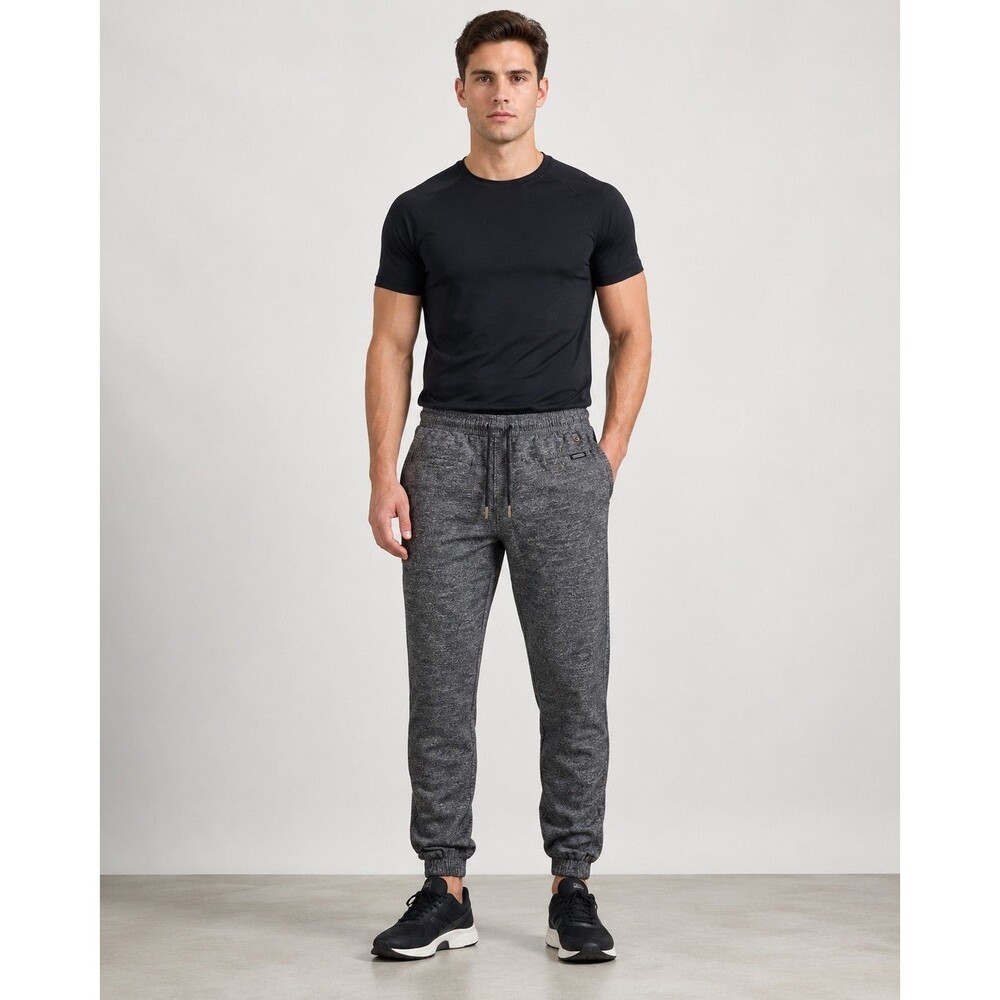 Casual Streetwear Heather Gray Jogger Pants Men’s 33 Ezekiel Bazooka Drawstring